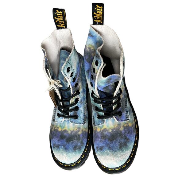Dr. Martens 1460 Pascal Summer Tie Dye Lace Up Leather Combat Boots Size… - Picture 3 of 7